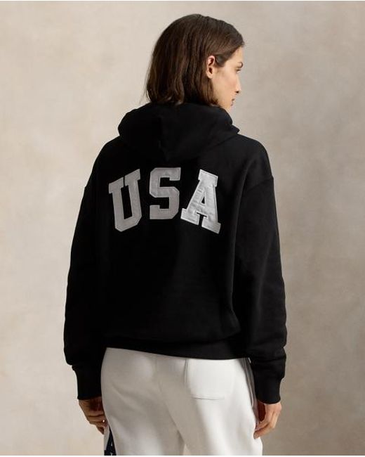 Polo Ralph Lauren Black Flag Fleece Hoodie for men