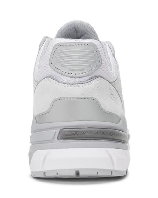 Baskets Trackster 250 En Daim Et Filet Ralph Lauren pour homme en coloris White