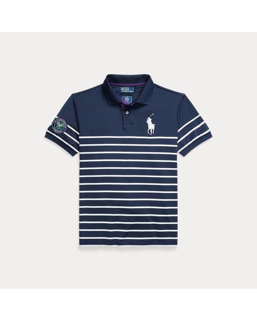 Polo Ralph Lauren Blue Wimbledon Ballperson Polo Shirt for men