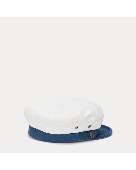 Polo Ralph Lauren Blue Nautical Two-tone Twill Cap for men