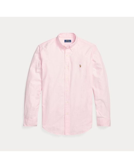 Polo Ralph Lauren Pink The Iconic Oxford Shirt for men