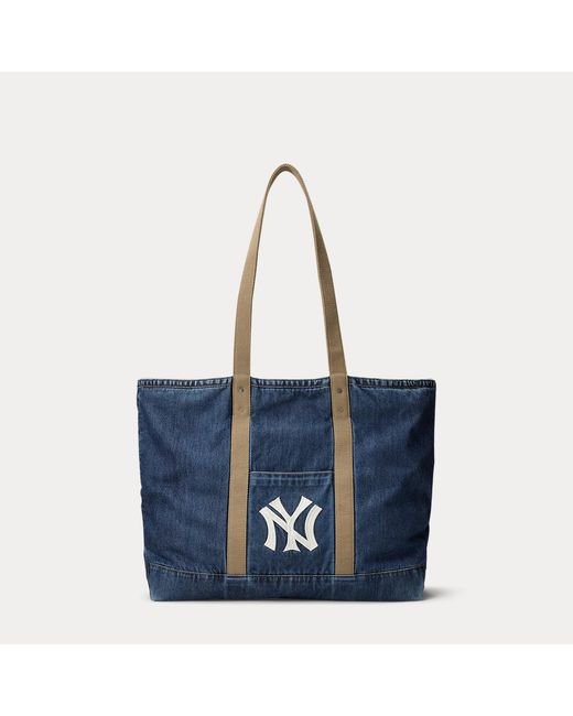 Polo Ralph Lauren Blue Polo Ralph Lauren Lauren Yankees Denim Tote for men