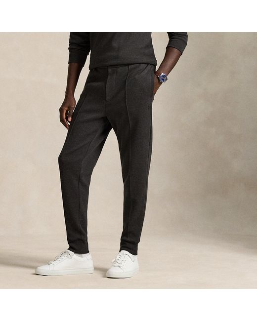 Polo Ralph Lauren Black Double-Knit Jogging Bottoms for men