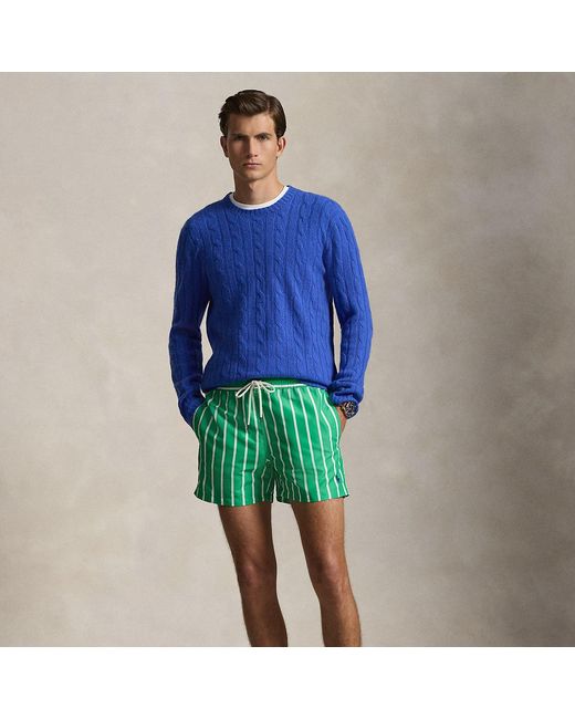 Polo Ralph Lauren Green 11.5 Cm Traveler Slim Fit Swimming Shorts for men