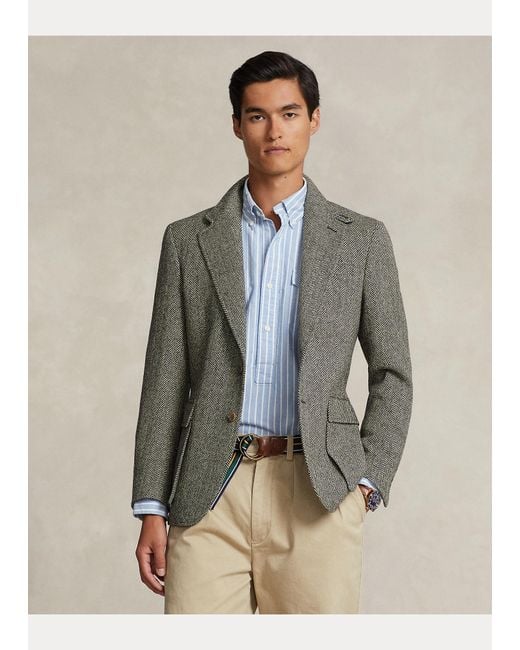 Polo Ralph Lauren The Rl67 Jacket in Grey for Men | Lyst UK
