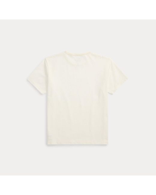 Ralph Lauren White Relaxed Fit Heavyweight Jersey T-Shirt for men