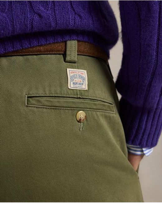 Ralph Lauren Green Salinger Straight Fit Chino Trouser for men