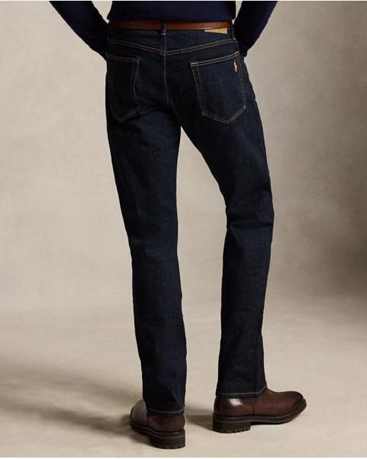 Polo Ralph Lauren Blue Hampton Straight Stretch Jean for men