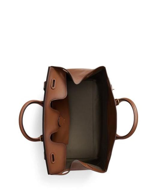 Ralph Lauren Brown Cooper Burnished Calfskin Duffel for men