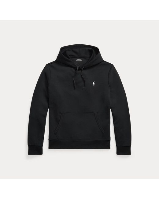 Polo Ralph Lauren Black Double-Knit Hoodie for men