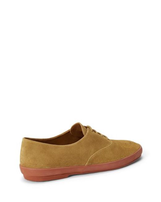 Polo Ralph Lauren Brown Suede Low-Top Trainer