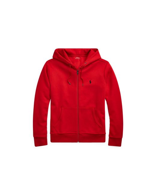 Polo Ralph Lauren Red Double-knit Full-zip Hoodie for men