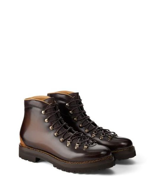 Ralph Lauren Brown Darrow Calfskin Boot for men