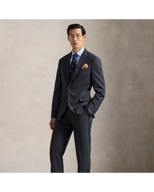 Polo Ralph Lauren Blue Wool-Blend Suit Trouser for men