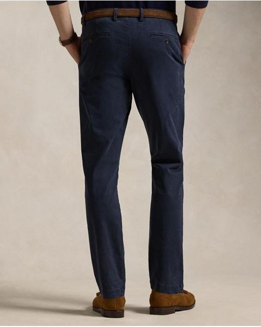 Polo Ralph Lauren Blue Jarrett Stretch Slim Fit Sateen Trouser for men