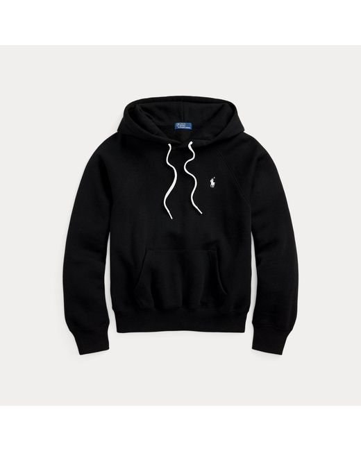 Polo Ralph Lauren Black Shrunken Fit Fleece Hoodie