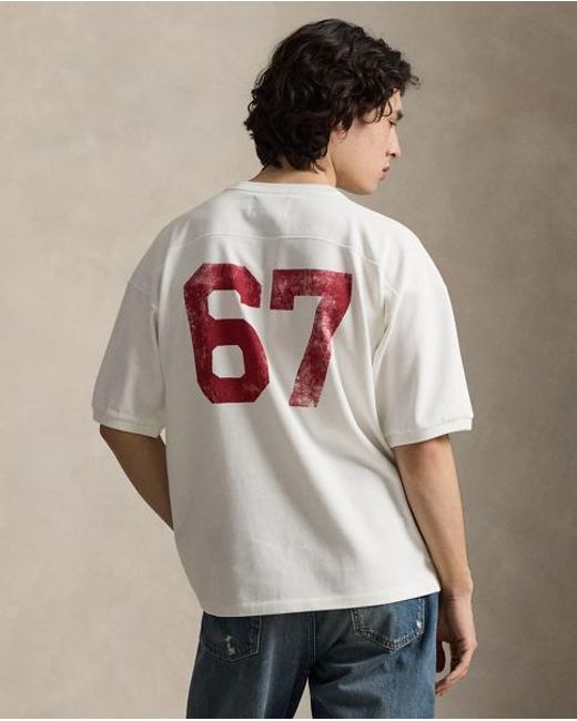 Polo Ralph Lauren Gray Relaxed Fit Jersey Graphic T-Shirt for men