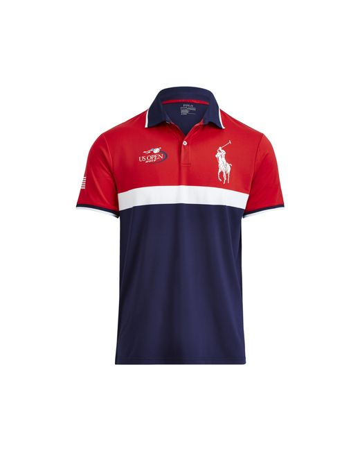 Polo Ralph Lauren Us Open Ball Boy Polo Shirt in Blue for Men | Lyst