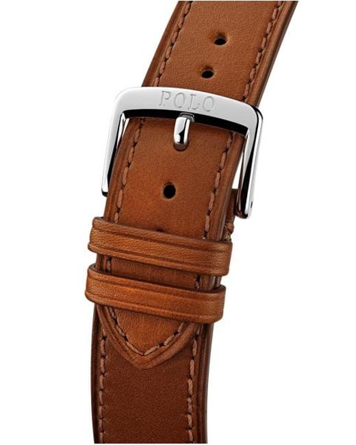 Polo Ralph Lauren 42 Mm Horloge Met Cowboy Polo Bear in het Black voor heren