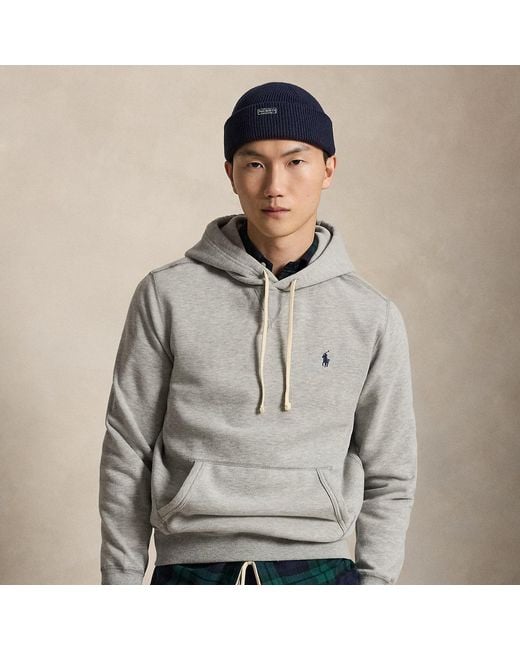 Polo Ralph Lauren Gray The Rl Fleece Hoodie for men