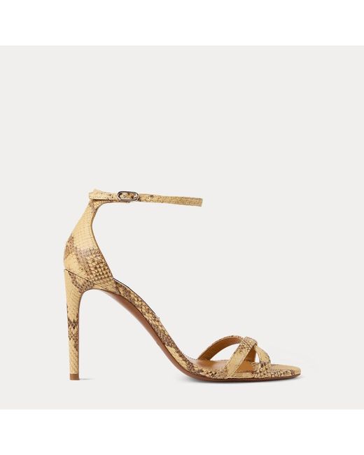 Ralph Lauren Metallic Ralph Lauren Perrin 95 Mm Ayers Sandal