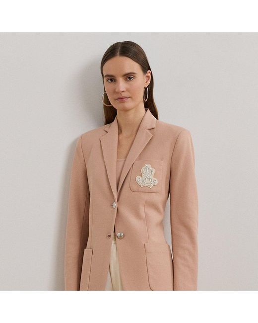 Ralph Lauren Brown Ralph Lauren Bullion Jacquard Blazer