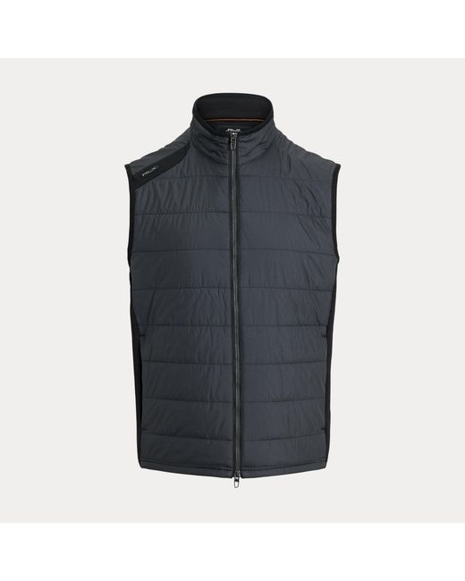 Ralph Lauren Gray Hybrid Full-Zip Gilet for men