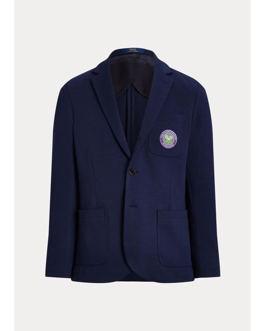 Polo Ralph Lauren Blue Wimbledon Knit Blazer for men