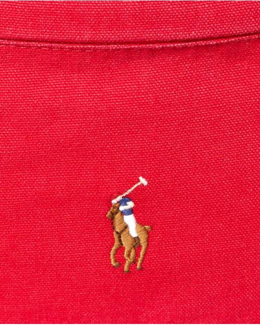 Polo Ralph Lauren Red Canvas Waistpack for men