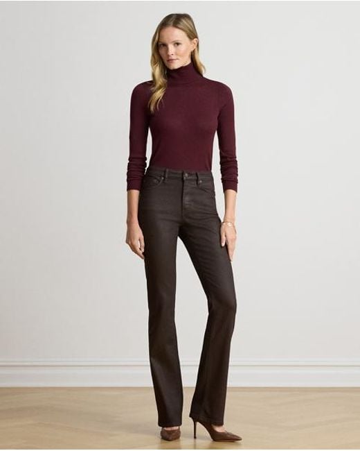 Ralph Lauren Red Roll Neck Jumper