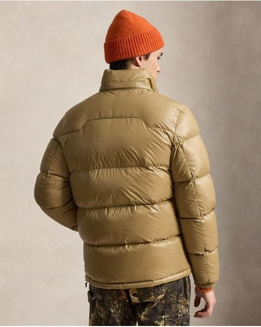 Polo Ralph Lauren Brown The Gorham Glossed Down Jacket for men