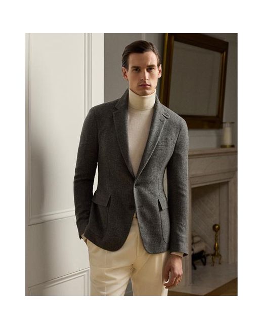 Giacca Hadley in cashmere fatta a mano di Ralph Lauren in Black da Uomo