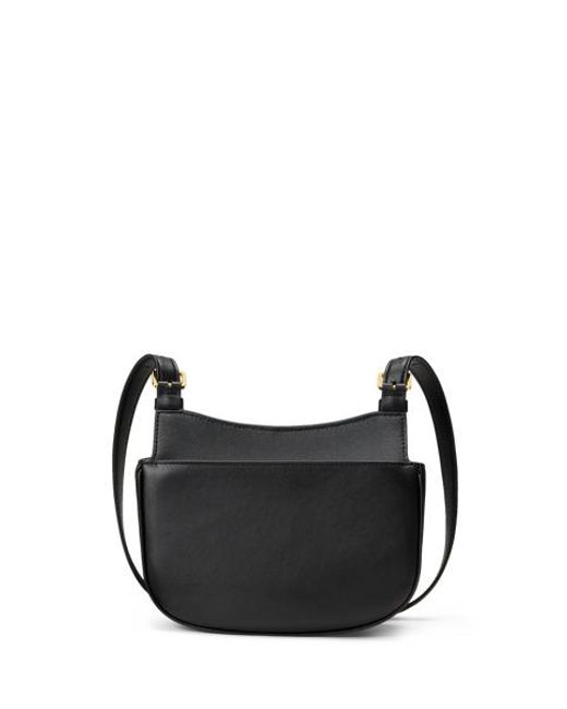 Ralph Lauren Red Medium Leather Marcy Crossbody Bag