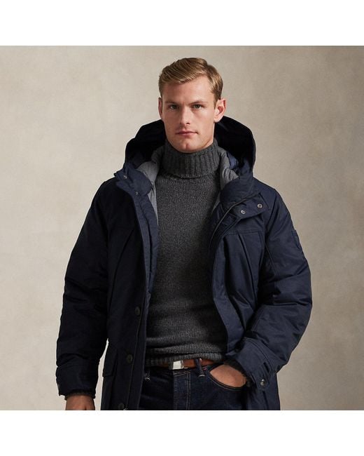 Ralph Lauren The Lennox Down Parka in Blue for Men | Lyst UK