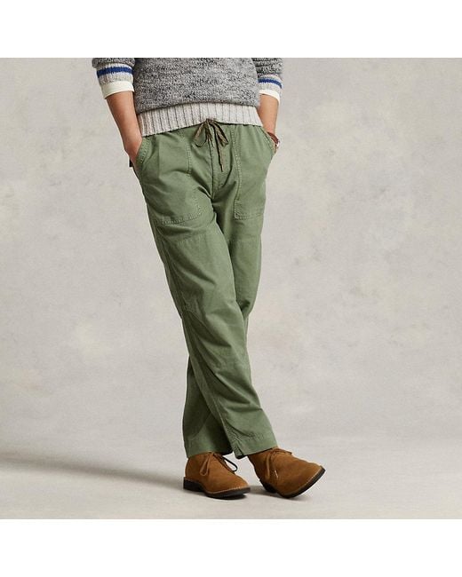 Pantalon Polo Sport décontracté en toile Polo Ralph Lauren pour homme en  coloris Vert | Lyst