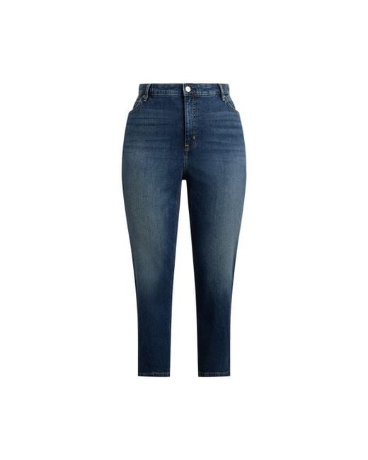 Ralph Lauren Blue Ralph Lauren High-Rise Straight Ankle Jean