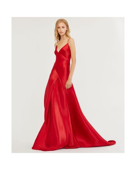 Ralph lauren hot sale red gown