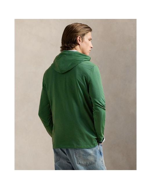 Polo Ralph Lauren Green Polo Bear Jersey Hooded T-Shirt for men