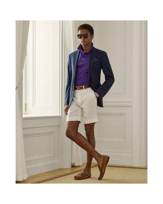 Ralph Lauren Purple Ralph Lauren Custom Slim Fit Piqué Polo Shirt for men