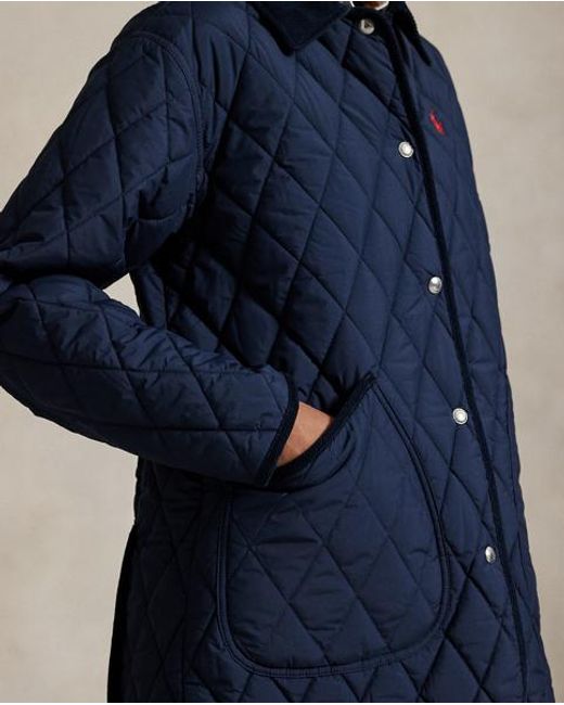 Polo Ralph Lauren Blue Quilted Barn Jacket