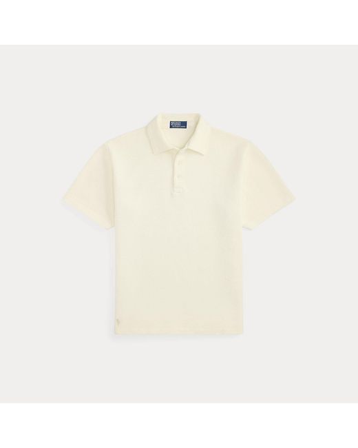 Polo Ralph Lauren Natural Standard Fit Textured Piqué Polo Shirt for men