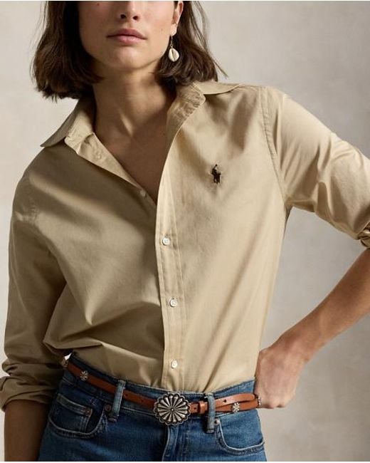 Polo Ralph Lauren Natural Classic Fit Cotton Twill Shirt