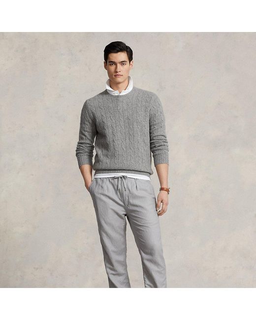 Pantalon slim ajusté Polo Prepster Polo Ralph Lauren pour homme en coloris  Gris | Lyst