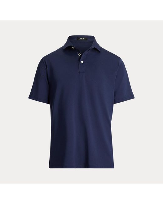 Ralph Lauren Classic Fit Performance Polo Shirt in Blue for Men | Lyst UK