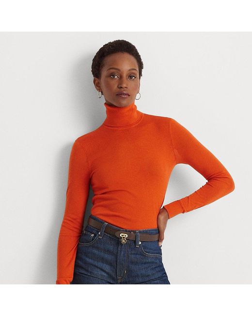 Red silk hotsell turtleneck