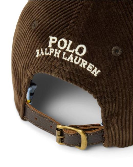 Polo Ralph Lauren Brown Corduroy Ball Cap for men