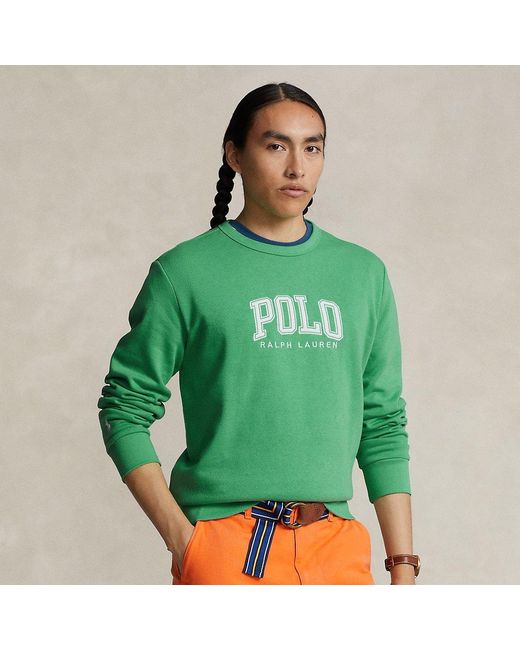 Sudadera de felpa con logotipo Polo Ralph Lauren de hombre de color Green