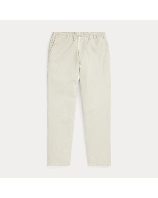 Pantaloni Prepster Polo Classic-Fit di Polo Ralph Lauren in Natural da Uomo