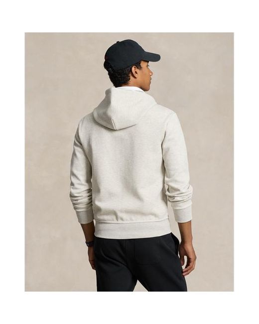 Polo Ralph Lauren Gray Double-knit Full-zip Hoodie for men