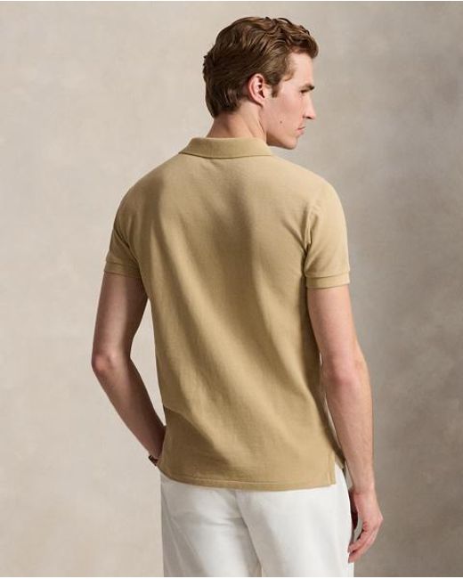 Polo Ralph Lauren Natural Slim Fit Mesh Polo Shirt for men